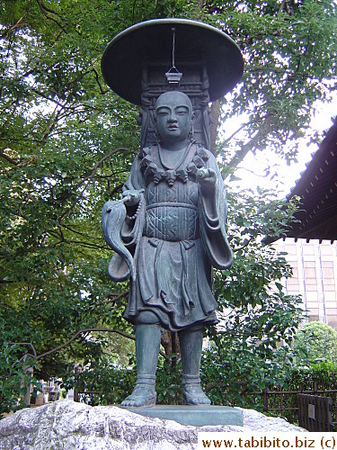 Another statue inside the temple