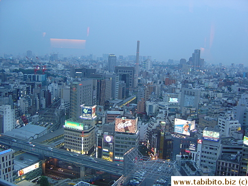 Our window table gives us this view