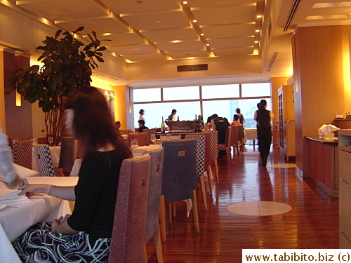 The interior of the restaurant