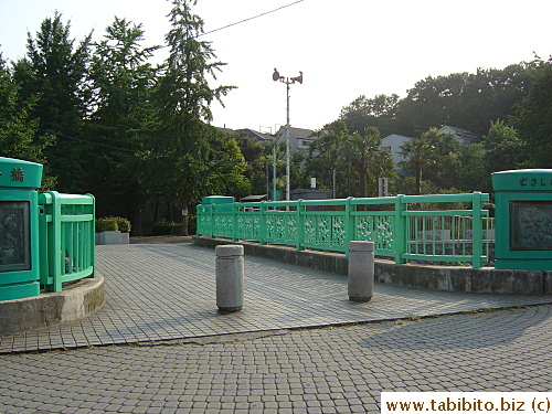 One of the many bridges along the stream