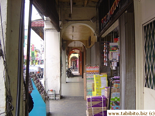 The streets in China Town are mostly run down, dirty and very old