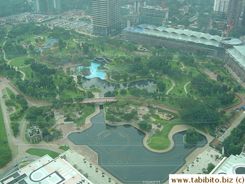 Looking down from Skybridge