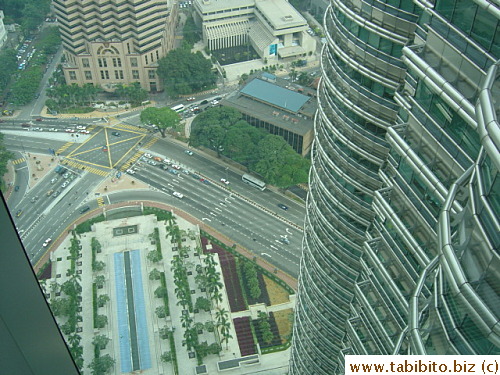 Kuala Lumpur beneath us