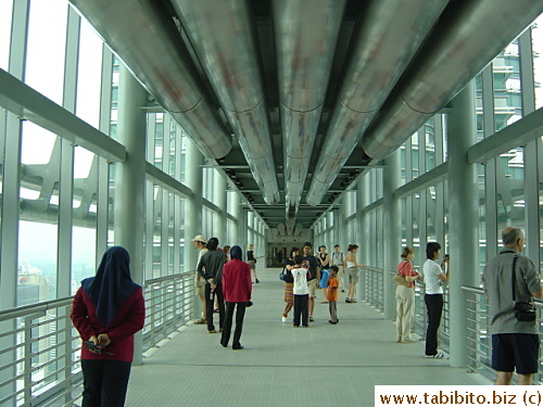 The Skybridge is relatively short