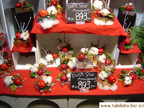 Christmas decoration which features an apple on a Star of David