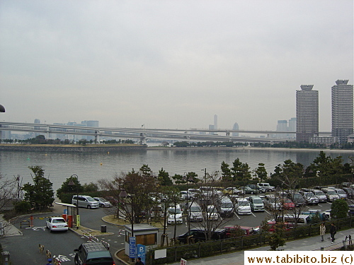 Manmade bay in Odaiba