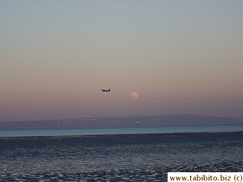 Took this picture at dusk while having a stroll on the path by our hotel