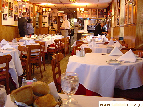 Inside the restaurant