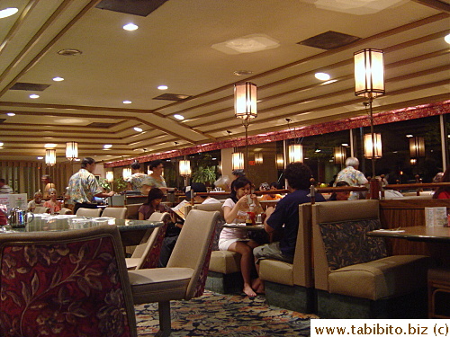 Typical diner interior with plenty of booths