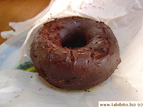 Triple Valrhona Chocolate 280Yen/US$2.3 from Doughnut Plant