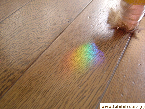 Rainbow on the floor
