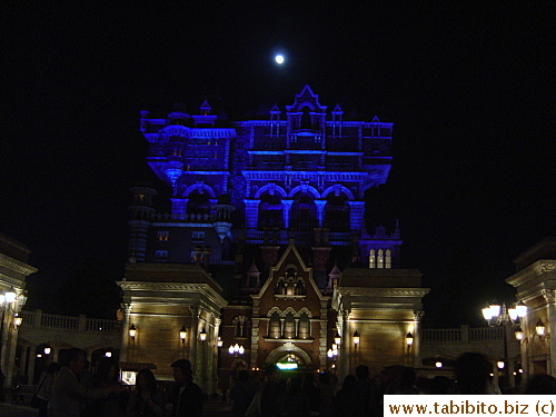 Tower of Terror at night