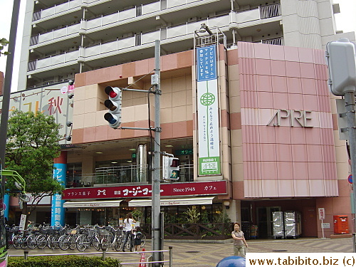 Another building with small shops