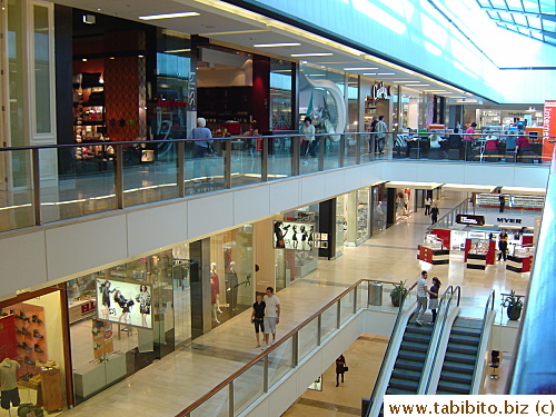 Usual mall interior