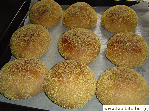 I prefer them in bun form which gives me more crispy surface area to bread ratio