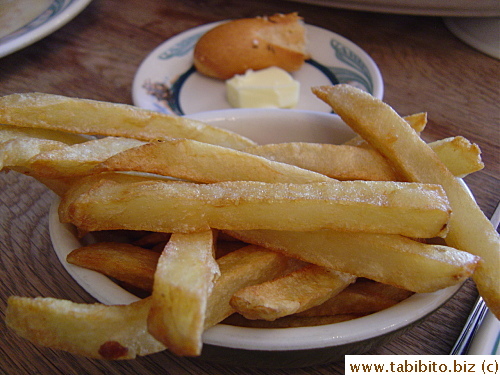 Fries For One $6.90 (also not pictured iced tea $2.95)