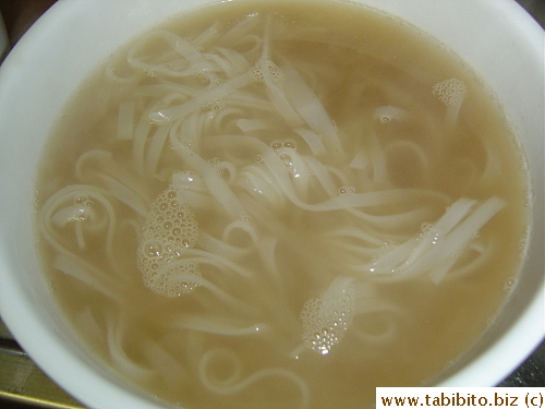 Basic soup and noodles