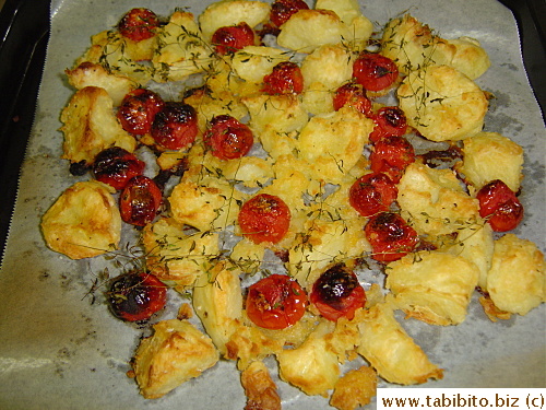 I also roasted the taters with thyme once