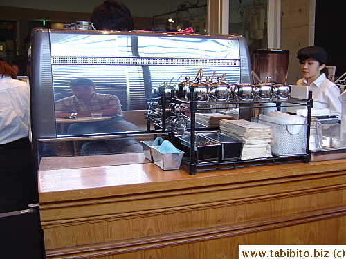 Basically most of the restaurant space is taken up by the 