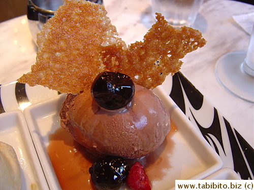 Cioccolatiere with Amarena cherry Sauce