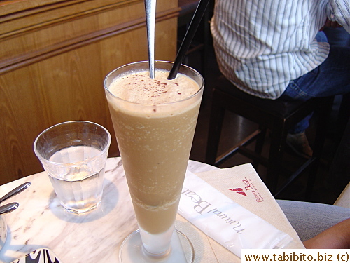 Iced cappuccino 700Yen/$7
