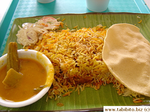 Briyani mutton set S$5.9