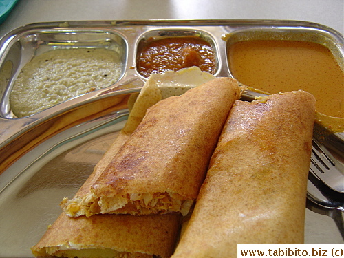 Chicken dosai set S$5.5