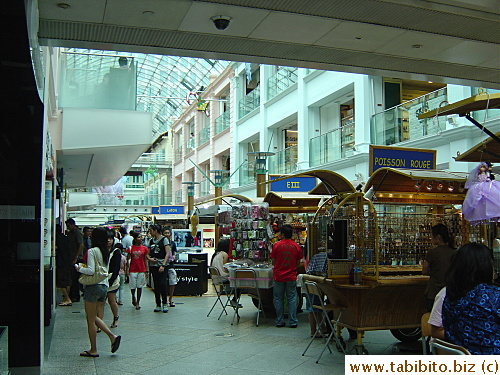 Many stalls in there