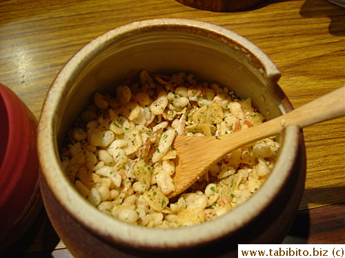 Some unknown crunchy puffy stuff