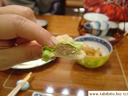 Winnie made a sandwich out of the liver