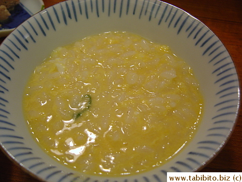 and then she dished out a bowl for everyone