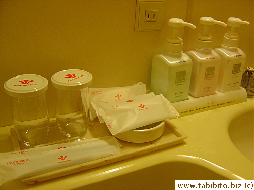 Fully stocked amenities