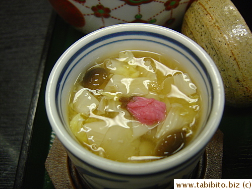 Tofu skin soup