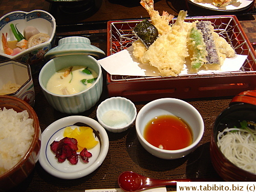 Serlina and I had tempura set 