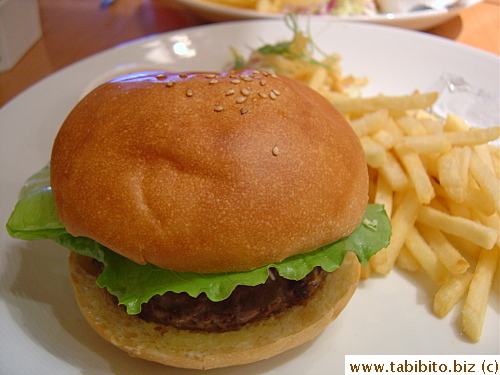 The burger was as great as ever, YUM!!