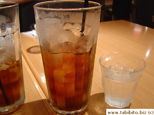 We chose Pepsi for our drinks