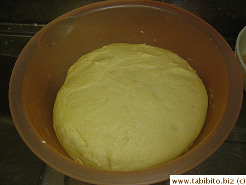 After proofing for 30 minutes