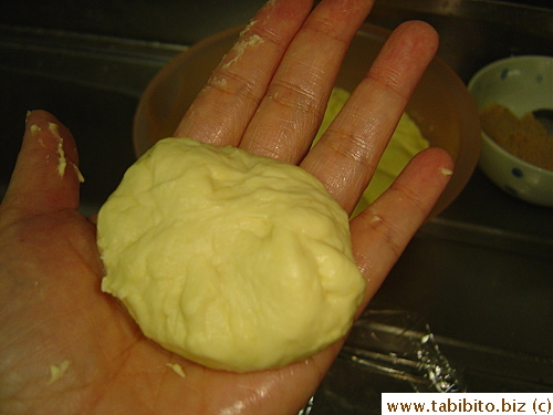 Best to do this with greased hands