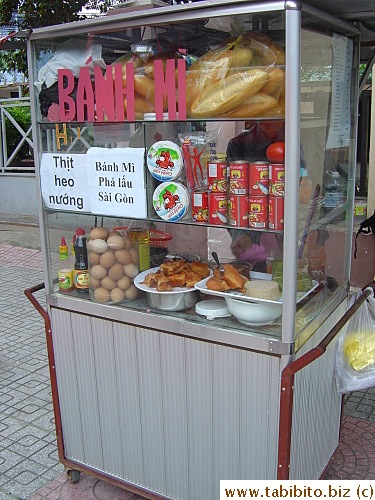 Banh Mi stalls are also common
