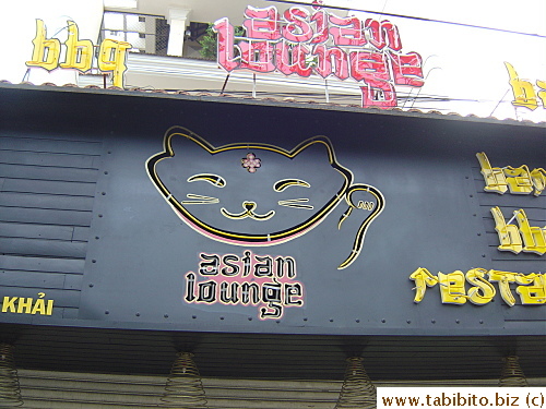 I like the signage of this restaurant