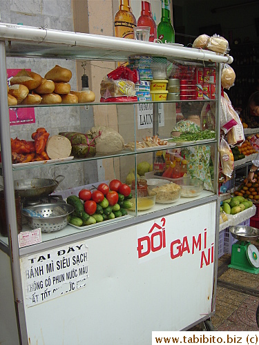 We got a Banh mi from this hawker