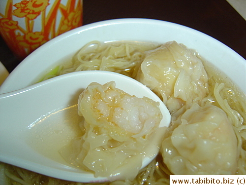 Large crunchy prawns, delicious!