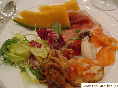 From the buffet table