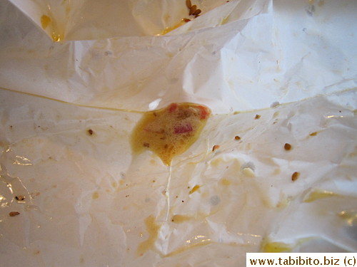 My hamburger had lots of juice too