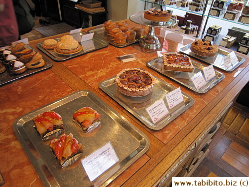 New pies and pastries are constantly replenished