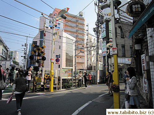 walk to the end and turn right just before the train tracks and you'll see the shop on your right