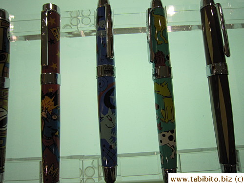 They also carry lots of pens including cat and dog design