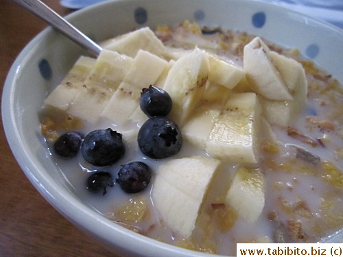 Typical breakfast for KL