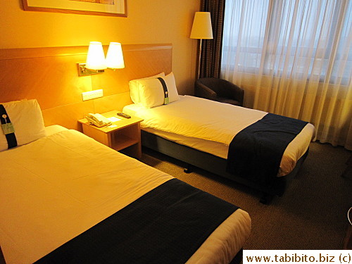 Dunno why they gave us a twin room