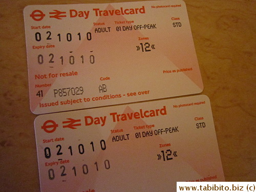 Our package included 2 Travelcards on arrival brought by the guide.  When we told her we'd like to start using them the next day, she just stamped the date on them herself!
